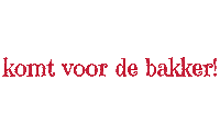 Poelltekst Sticker by Bakkerij Jack Poell