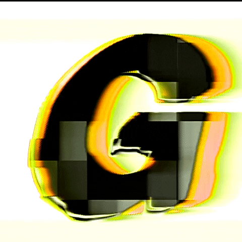 Glitch Alphabet GIF by #BASILIO