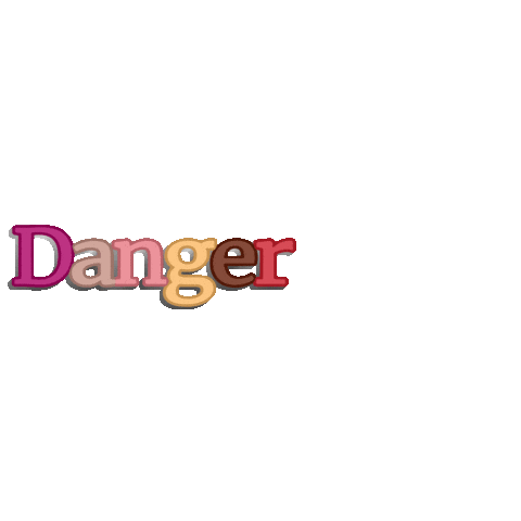 Danger Sticker