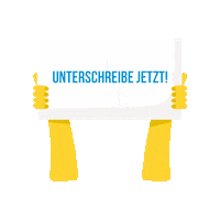 Abstimmung Unterschrift Sticker by Radentscheid Bayern