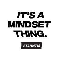 Mindset Sticker by Atlantis Gym Laval