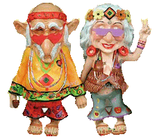 hippie STICKER