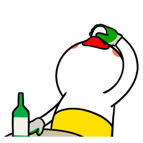 Cheers 乾杯 Sticker by kwaesam