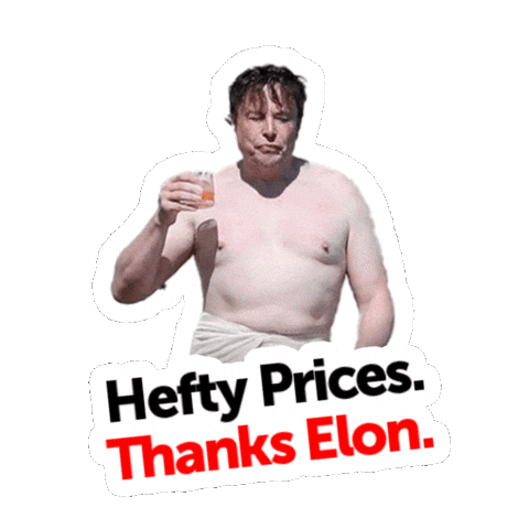 Elon Musk Surprise Sticker by Creative Courage