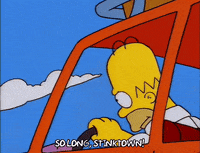 moving homer simpson GIF