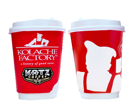 KolacheFactory giphyupload coffee cheers toast Sticker