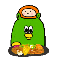 India Eating Sticker by Gunmaunofficial