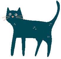 Cat Halloween Sticker