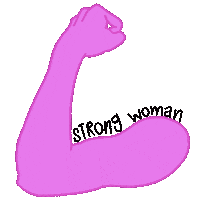 Strong Woman Mood Sticker