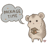 Hamster Package Sticker