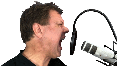 mic podcast Sticker