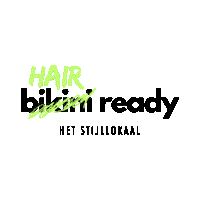 hetstijllokaal bikini newhair hairdone stijllokaal Sticker