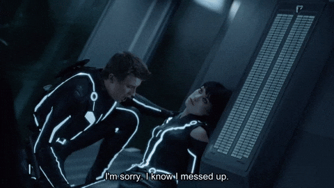 Im Sorry Tron Legacy GIF by Goldmaster