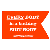 lipglossandcrayonsofficial positivity bathing suit justwearthesuit lipgloss and crayons Sticker