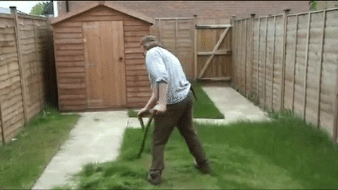 lawn scythe GIF