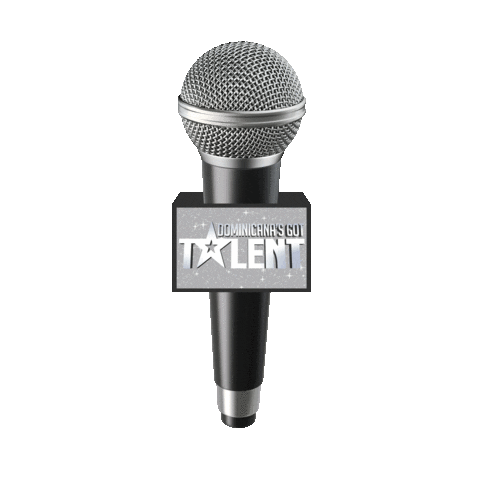microphone rd Sticker by Dominicana's Got Talent