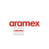 Aramex business delivery box package Sticker