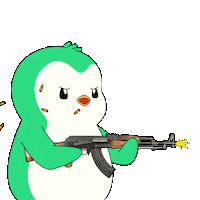 Gun Aiming Sticker by Abster