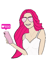 Girl Pink Sticker by ms. morristown