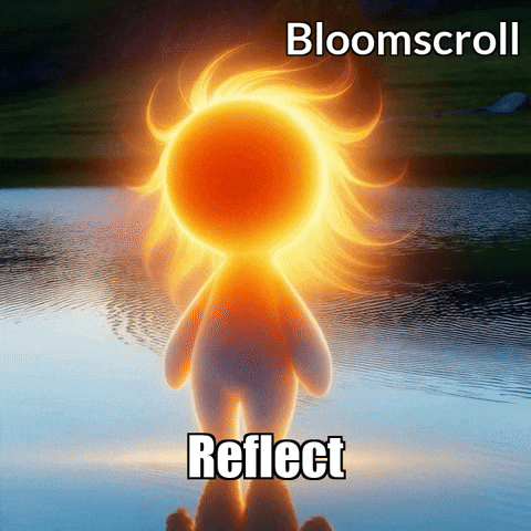 Self-Discovery Peace GIF by Bloomscroll