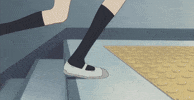 the girl who leapt through time jump GIF by Funimation