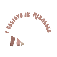 I Believe In Miracles Pink Rainbow Sticker