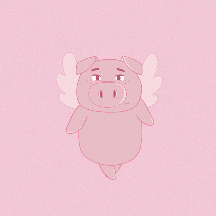 Flying Pig Dance GIF by PositivelyPigasus