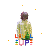 Level Up Success Sticker by Ashwin Gane