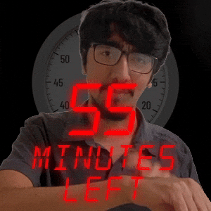 55 minutes left