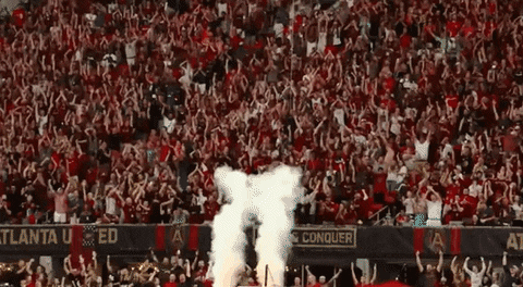 football fire GIF by Atlanta United
