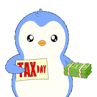 Money Penguin Sticker by Pudgy Penguins