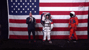 Wave Astronaut GIF by NASA