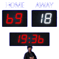 18 Away Sticker