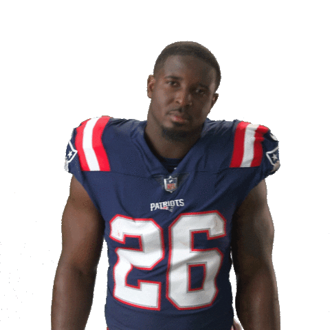 Sony Michel Reaction Sticker by New England Patriots