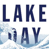 On The Water Wave Sticker by Lake Effect Co.