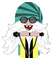 Water Skiing Gnome Sticker