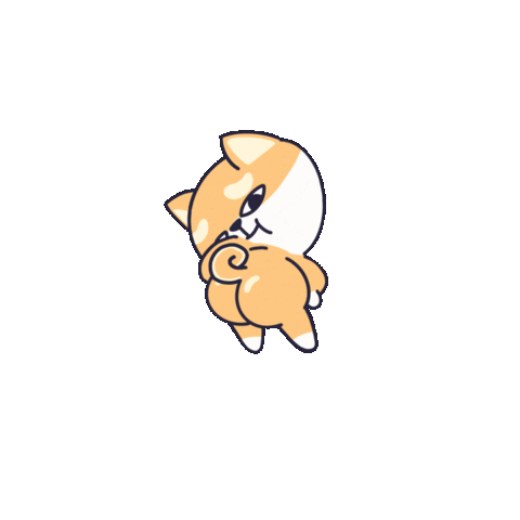Shiba Inu Twerk Sticker