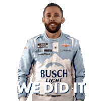 We Did It Busch Light Sticker by Busch Beer