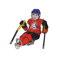 Hockey Player Sticker by Český para hokej