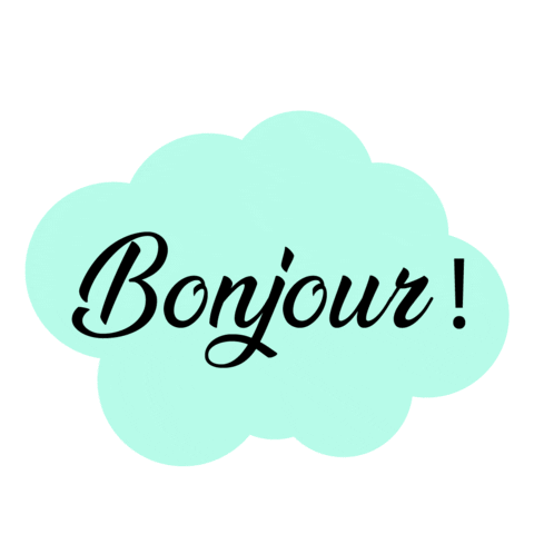 Bonjour Sticker
