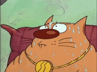 Nicksplat Sweating GIF by NickRewind