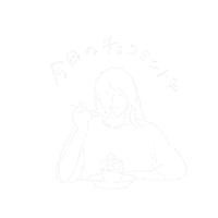 YUIHALF white sweet lines handwritten Sticker