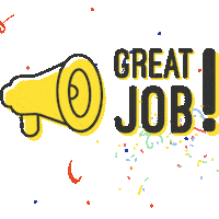 Awesome Well Done Sticker by Zypto