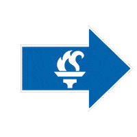 Arrow Universitat Sticker by FUEIB