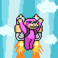 Flying Thug Life GIF by SMOL