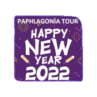 Happy New Year Sticker by PAPHLAGONİA TOUR