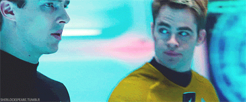 i know i laugh at this alone star trek into darkness GIF