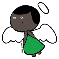 fe anjo Sticker by Andar com Fé ®