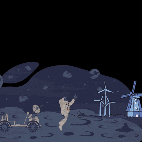 mrmoonmissionhq space moon astronaut just GIF