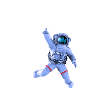 Astronaut Mercury Sticker by Culturizate